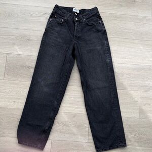 AGOLDE V Waist Baggy Jeans - Mid rise